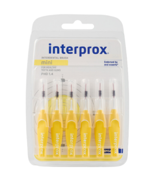Interprox Interprox Ragers Mini Geel PHD 1.4 mm - 6 stuks