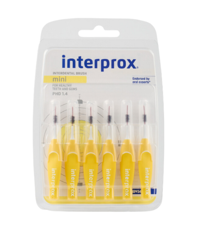 Interprox Ragers Mini Geel PHD 1.4 mm - 6 stuks