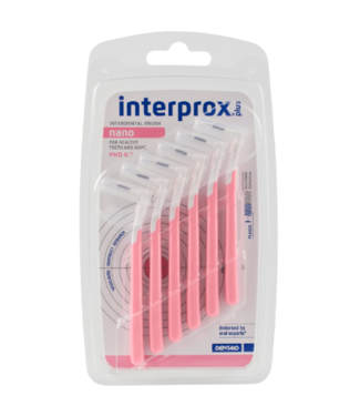 Interprox Interprox Plus Nano PHD 0.7 mm roze - 6 ragers