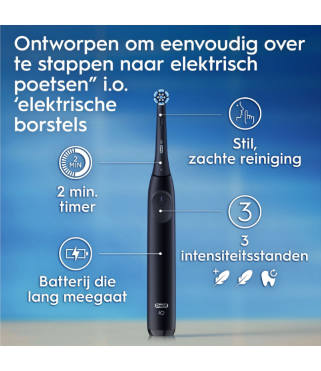 Oral-B iO Series 2 Night Black + Extra Body Forest Green