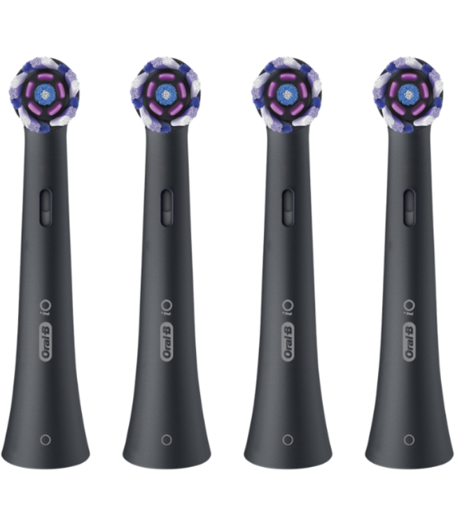 Oral-B iO Radiant White 4 opzetborstels - Black