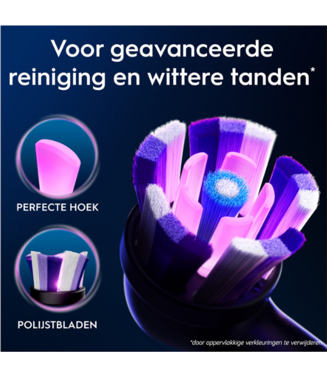 Oral-B iO Radiant White 4 opzetborstels - Black