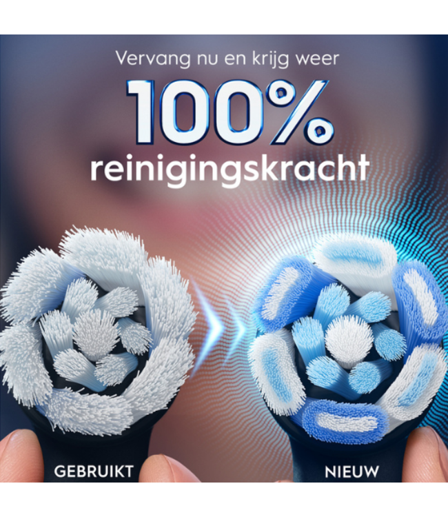 Oral-B iO Ultimate Clean 8 Opzetborstels - Black