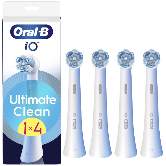 Oral-B iO Series Ultimate Clean - Originele opzetborstels - CrissCross borstelharen - 4 Stuks
