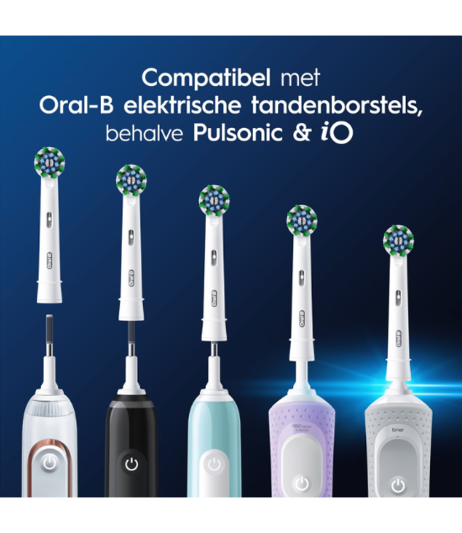 Oral-B PRO Cross Action opzetborstels - 4 stuks