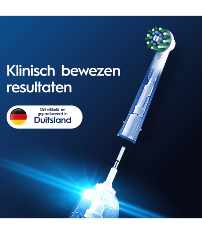 Oral-B PRO Cross Action opzetborstels - 4 stuks