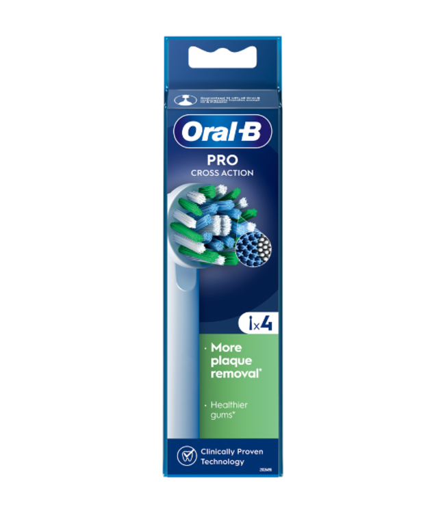 Oral-B PRO Cross Action opzetborstels - 4 stuks