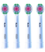 Oral-B PRO 3D-White opzetborstels - 4 stuks
