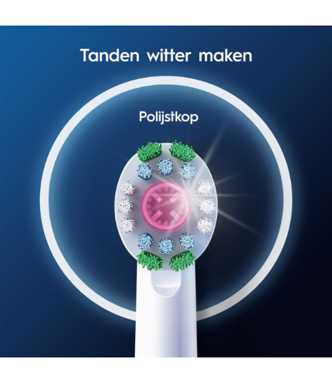 Oral-B PRO 3D-White opzetborstels - 4 stuks