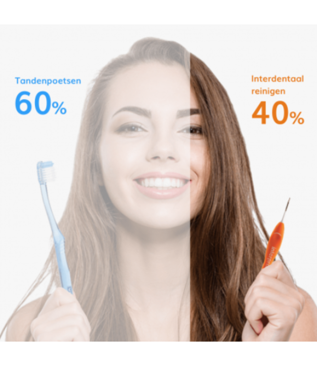 Interprox Plus Conical PHD 1.7 mm blauw - 6 ragers