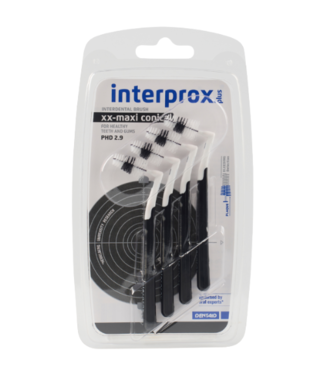 Interprox Interprox Plus XX Maxi PHD 2.9 mm zwart - 4 ragers