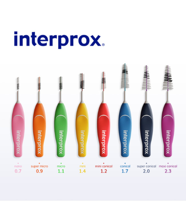 Interprox Nano Roze PHD 0.7 mm - 6 ragers