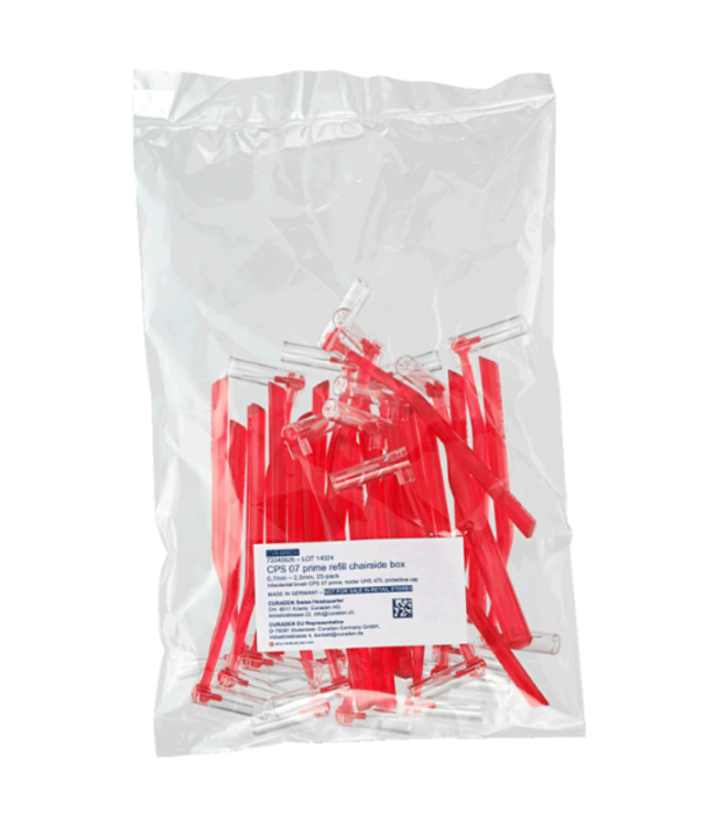 Curaprox Prime Refill 07 Rood - 25 stuks met houder