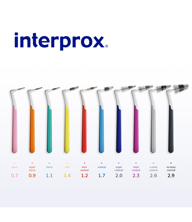 Interprox Plus Super Conical Donkerblauw PHD 2.0 mm Ragers - 4 stuks