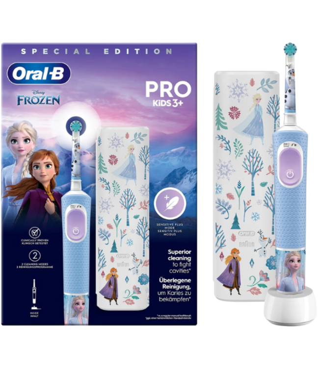 Oral-B PRO Kids 3+ Frozen Elektrische Tandenborstel + Reisetui