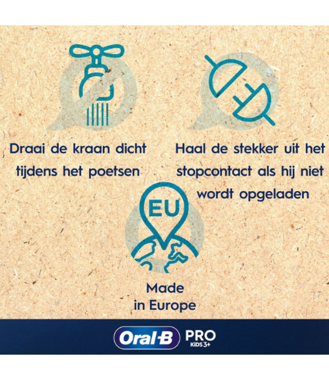 Oral-B PRO Kids 3+ Frozen Elektrische Tandenborstel + Reisetui