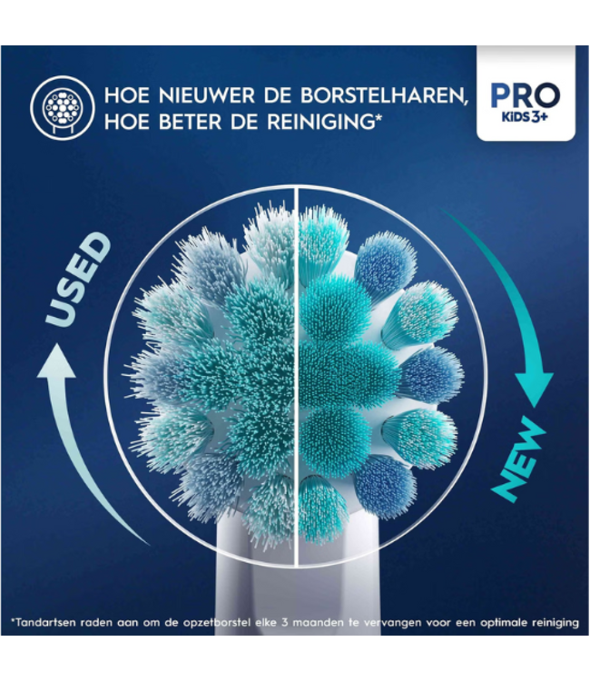 Oral-B PRO Kids 3+ Frozen Elektrische Tandenborstel + Reisetui