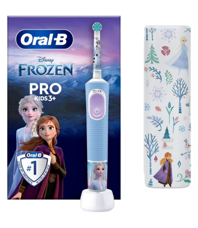Oral-B PRO Kids 3+ Frozen Elektrische Tandenborstel + Reisetui