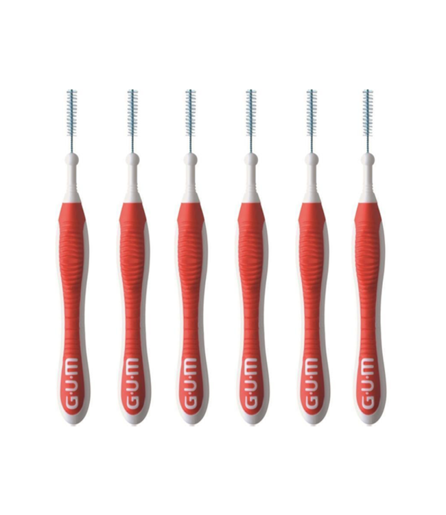 GUM Trav-Ler 0.8 mm rood - 5+1 Gratis