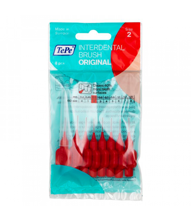 TePe Interdentale Ragers Original 0.5 mm rood - 8 stuks