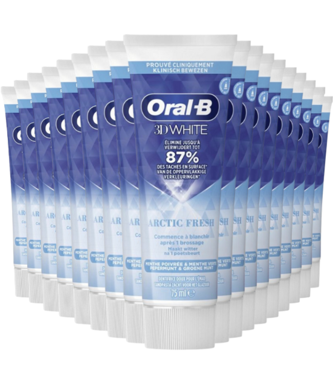 Oral-B 3D White Arctic Fresh Tandpasta Gigapack - 18 x 75 ml