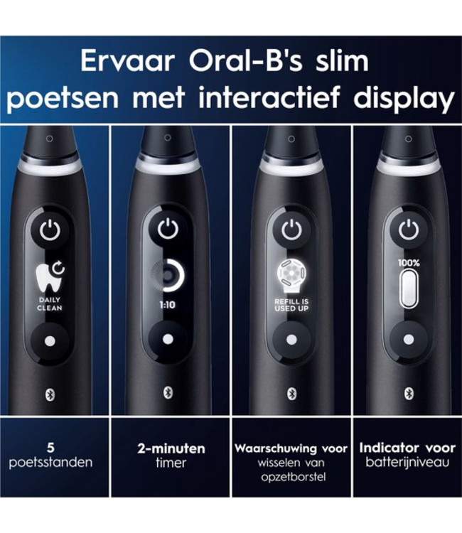 Oral-B iO Series 6N Black Lava Elektrische Tandenborstel