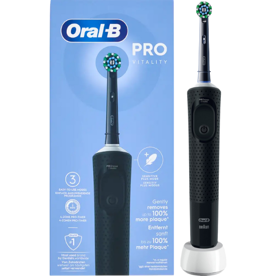 Oral b tandenborstel VITALITY PRO PROTECT X CLEAN ZWART