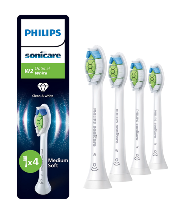 Philips Sonicare W2 Optimal White HX6064/87 - 4 opzetborstels