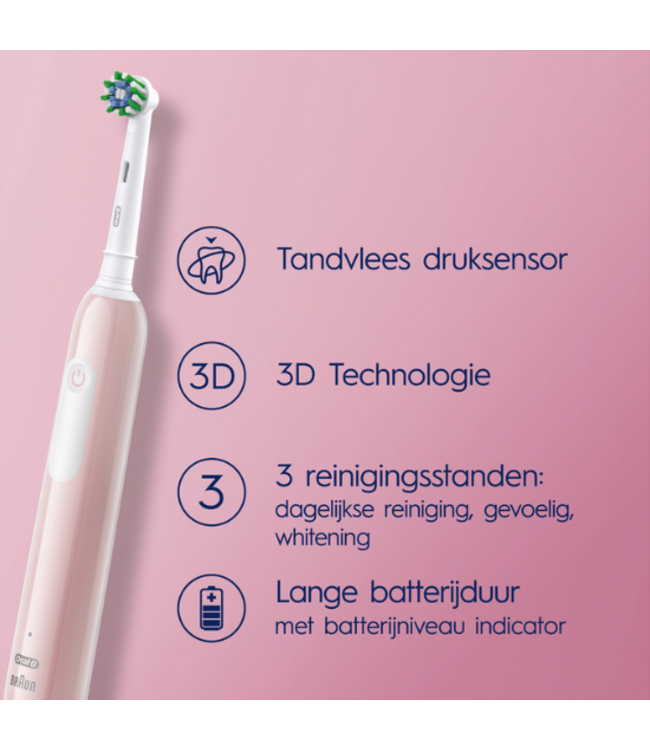 Oral-B PRO Series 1 Black + Extra Body Pink