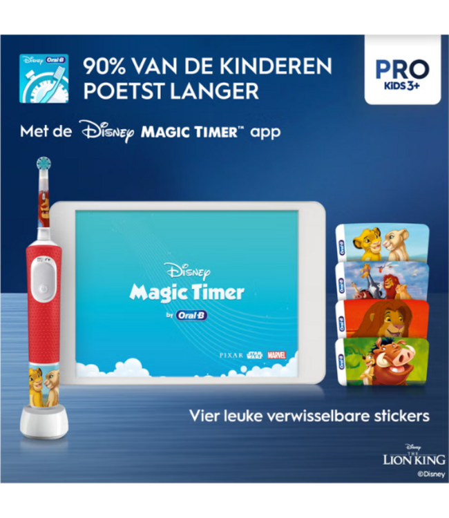 Oral-B PRO Kids 3+ The Lion King + Reisetui - Special Edition