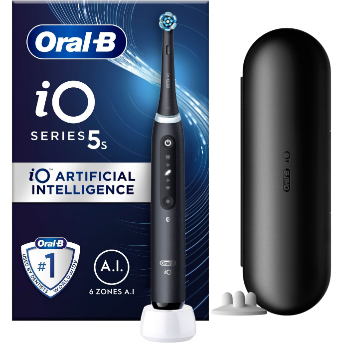 Oral-B iO Serie 5S Zwart Elektrische Tandenborstel