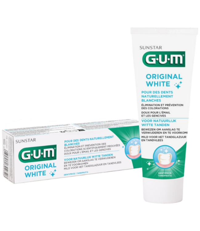 GUM Original White tandpasta - 75 ml