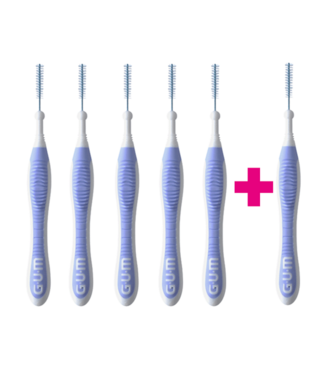 GUM GUM Trav-Ler 0.6 mm lila - 5+1 Gratis