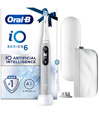 Oral-B Oral-B iO Series 6 Opal Grey Gift Edition Elektrische Tandenborstel