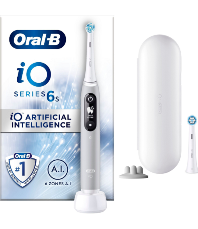 Oral-B iO Series 6S Opal Grey Elektrische Tandenborstel