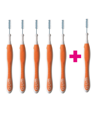 GUM GUM Trav-Ler 0.9 mm oranje | 5+1 Gratis