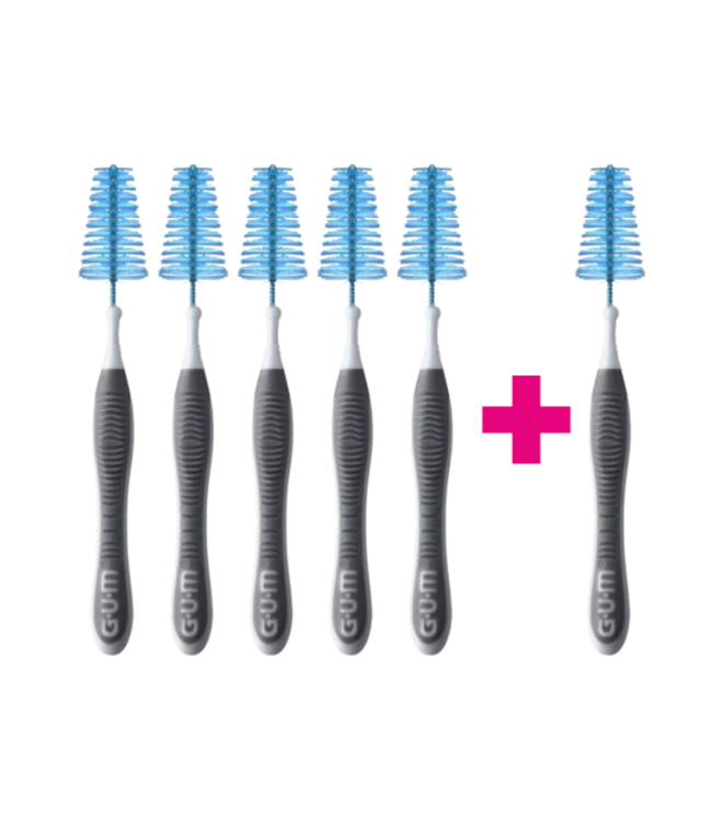 GUM Trav-Ler 2.6 mm zwart - 5+1 Gratis