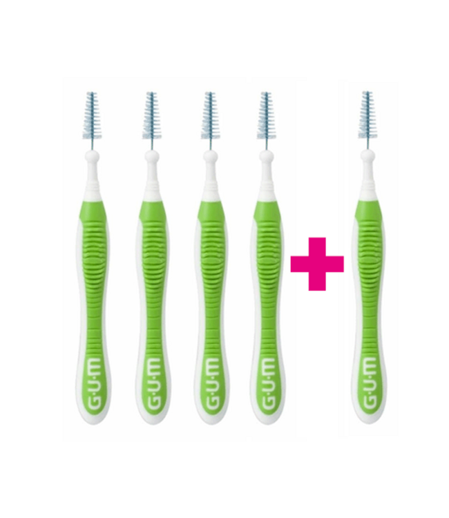 GUM Trav-Ler 1.1 mm groen - 4+1 Gratis