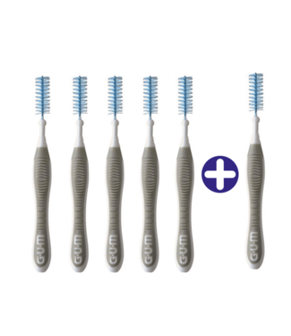 GUM GUM Trav-Ler 2.0 mm grijs - 5+1 Gratis