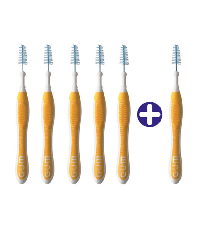 GUM Trav-Ler 1.3 mm geel - 5+1 Gratis