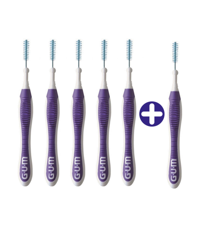 GUM Trav-Ler 1.2 mm paars - 5+1 Gratis