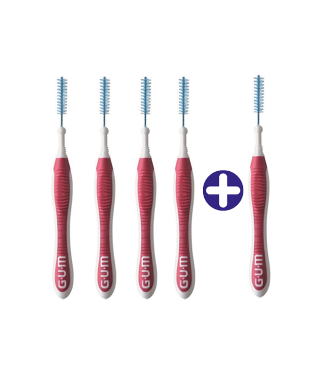 GUM Trav-Ler 1.4 mm roze - 4+1 Gratis