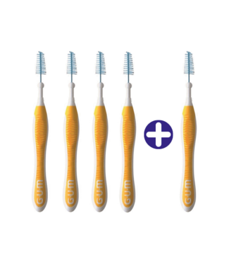 GUM GUM Trav-Ler 1.3 mm geel - 4+1 Gratis