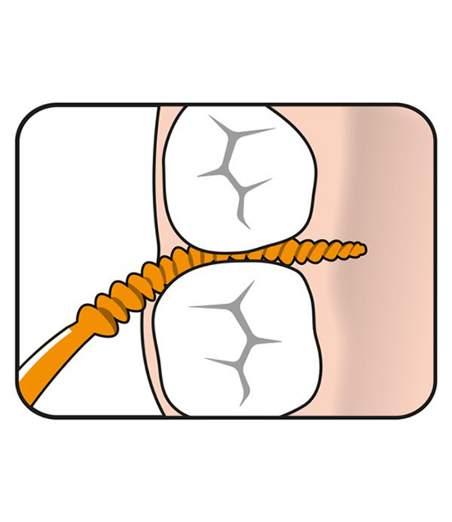 TePe EasyPick XS/S Oranje - 60 stuks