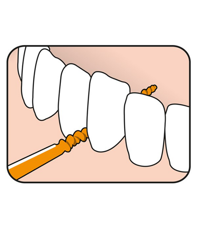 TePe EasyPick XS/S Oranje - 60 stuks