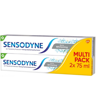 Sensodyne Sensodyne Extra Whitening Tandpasta - 2 x 75ml Multi Pack