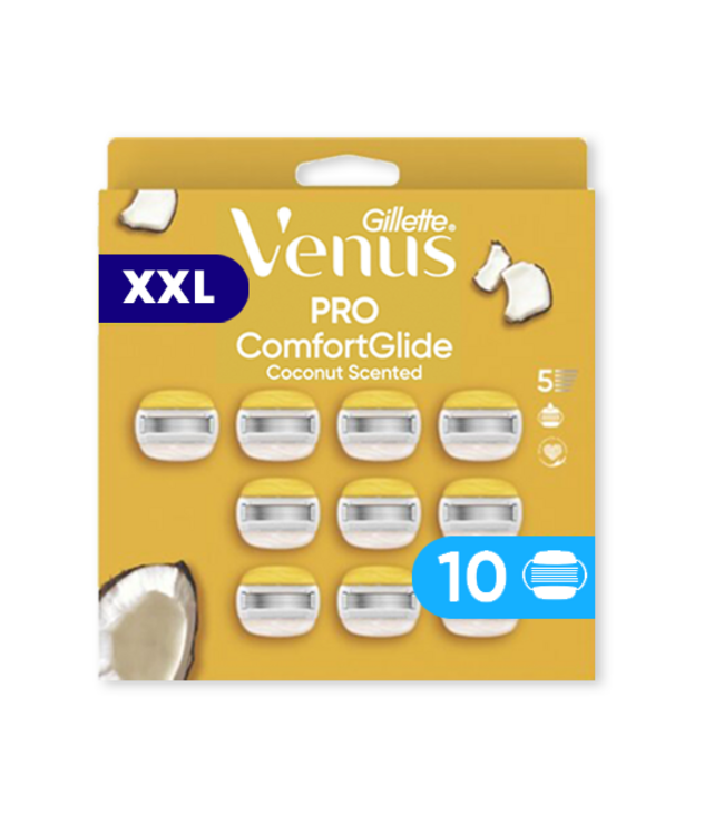 Gillette Venus Pro ComfortGlide Coconut Scheermesjes - 10 stuks