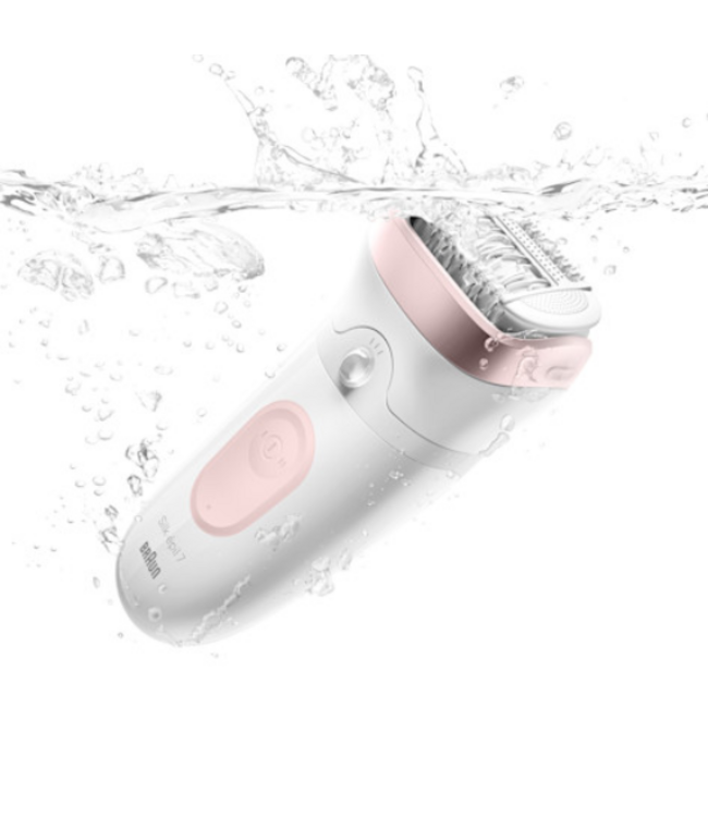 Braun Silk-épil 7 7-000 Wet & Dry Epilator - Roze/Wit