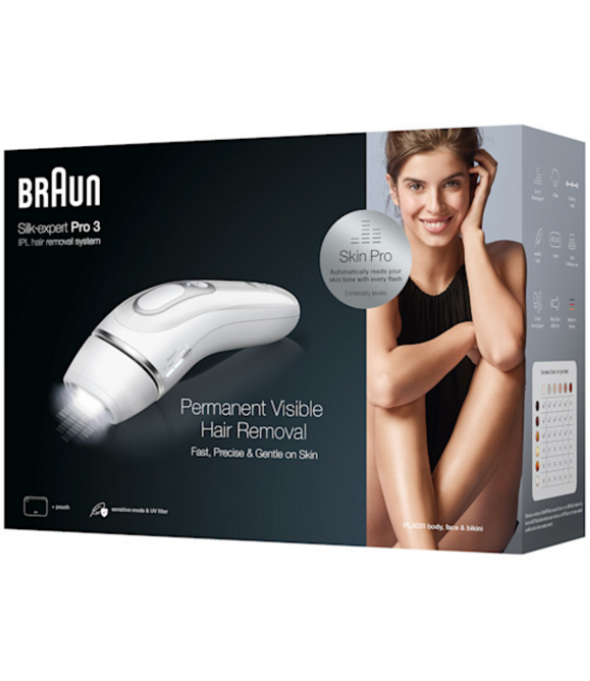Braun Silk-Expert Pro 3 PL3020 - IPL Ontharingsapparaat - Zilver