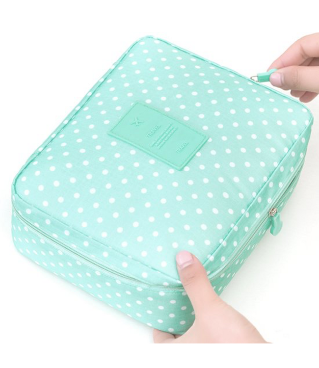 Toilettas #HappyHoliday - Mint Stippels